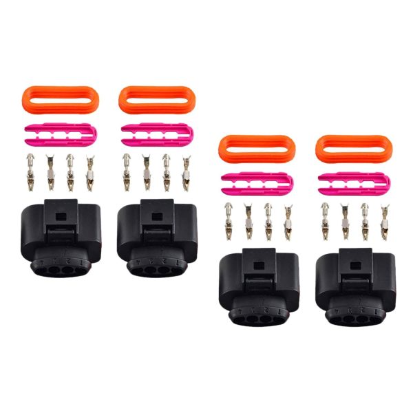 Maxbell 4x Ignition Coil Connector Plug Easy Installation for A8 Parts Replace Female Head For Cheap