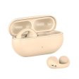 Maxbell Ear Clip Wireless Earphones Low Latency Noise Reduction for Running Sports Beige Sale