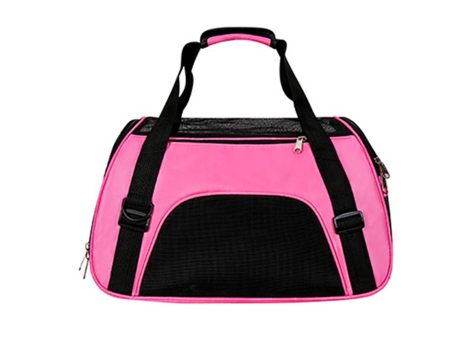 Maxbell Fashion Pet Carrier Bag Adjustable Shoulder Strap Breathable Mesh Portable S Pink Sale