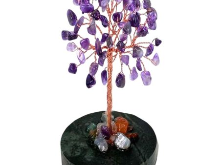 Maxbell Feng Shui Tree Ornament Scene Layout Tabletop Photo Props Wedding Landscape Violet on Sale